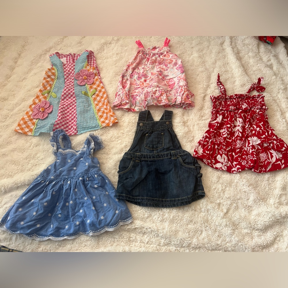 18m summer dresses bundle 5 dress toddler